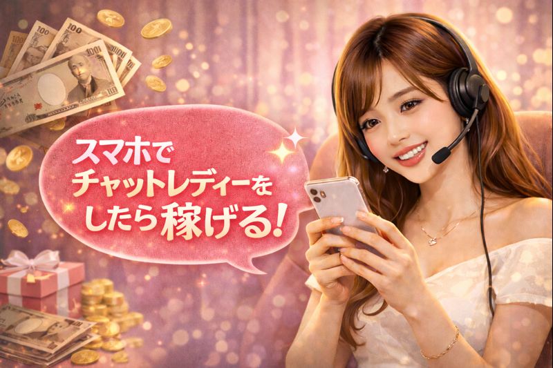 スマホ　チャットレディー　稼げる
